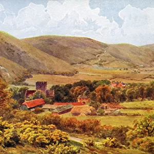 Devil's Dyke and the small village of Poynings, nr. Brighton