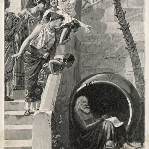 Diogenes in his Barrel