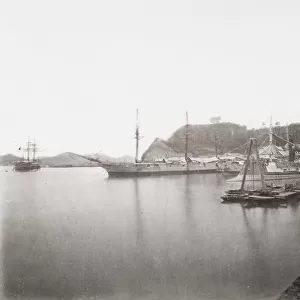Docks and ships at Yokosuka, Japan