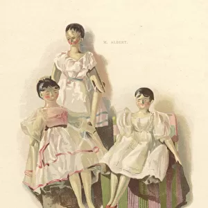 Dolls off ballet master Albert with dancers Melanie