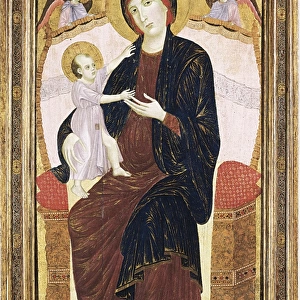 DUCCIO di BUONINSEGNA (1255-1318). Virgin and