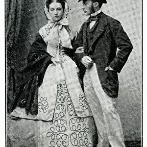 Duke and Duchess of Cadore in a studio photo