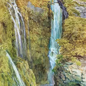 Dyserth Falls, near Rhyl, North Wales