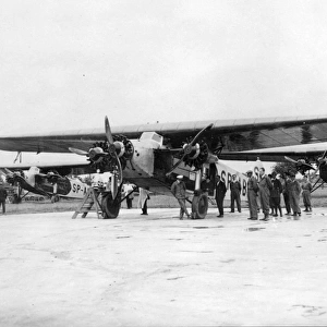 E Plage and T Laskiewicz-manufactured Fokker FVIIb-3ms