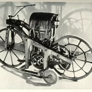 Early Motoring - The First Motor Bicycle