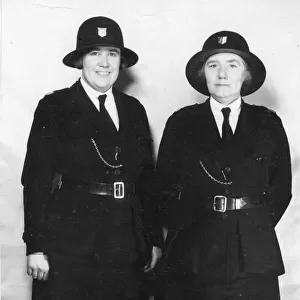 Two early women police officers