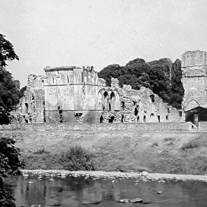 Easby Abbey in the 1930s