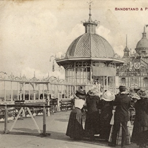 Eastbourne Pier, East Sussex - Bandstand and Pavilion