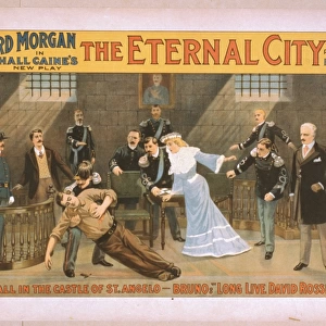 Edward Morgan in Hall Caines new play, The eternal city mus