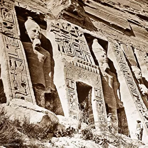 Egypt Nubia Abu Simbel Victorian period
