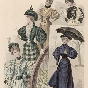 Elegant Dress of 1896