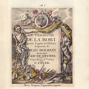 Engraved title page to Triumph of Death, with