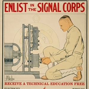 Enlist in the Signal Corps - Receive a technical education f