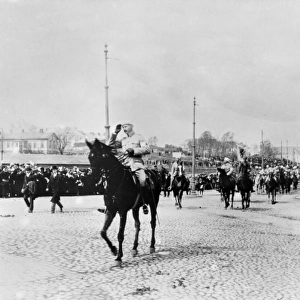 Entry of General Mannerheim into Helsinki, Finland