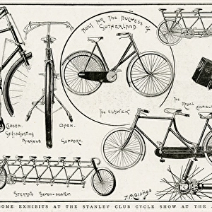 Exhibits at the Stanley Club Cycle Show 1896