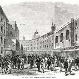 Exodus from Whitecross Street debtors prison 1870