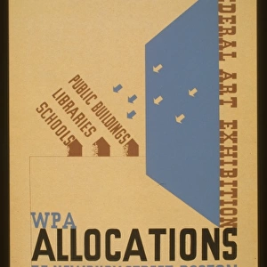 Federal Art exhibition WPA allocations
