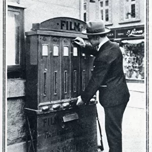 Film bought from a slot-machine 1928