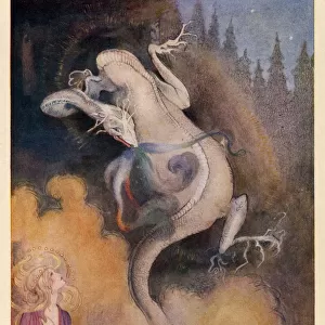 A fire-breathing dragon - Florence Mary Anderson