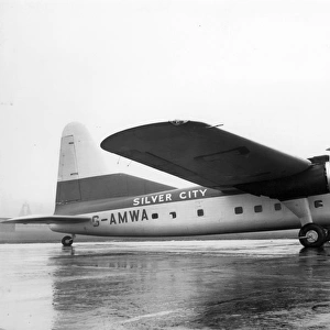 The first Bristol Freighter 32 G-AMWA of Silver City Airways