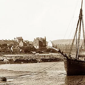 Fishing boats, Port St. Mary, Isle of Man, Victorian period