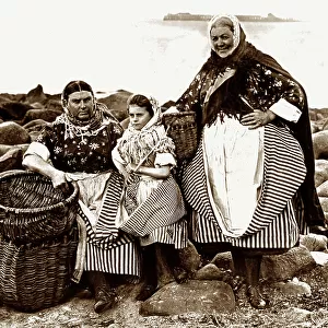 Fishwives in Newhaven near Edinburgh, Victorian period