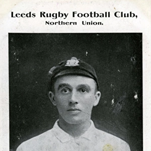 Footballer T Llewellyn, Leeds Rugby Football Club, Yorkshire
