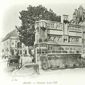 Fountain of Louis XII at Blois, France