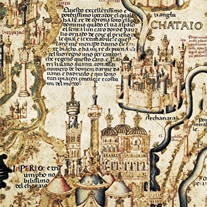 Fra Mauro ( -1460). Fra Mauro map. 1459. Detail