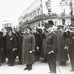 Francisco Franco visits Philippe P鴡in in Montpellier
