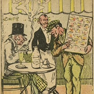 A French cafe scene