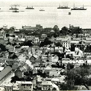 General view of Cherbourg, France