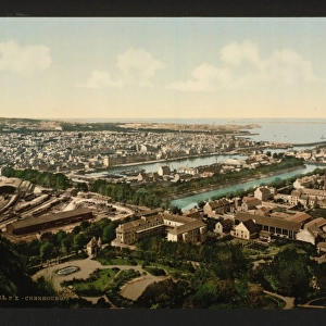 General view from fort du Roule, Cherbourg, France