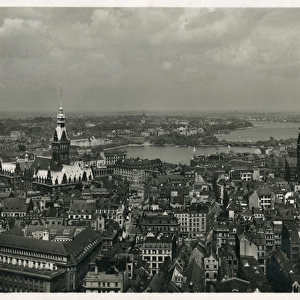 General view of Hamburg, Germany