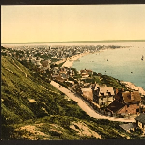 General view and mouth of the Seine, Havre, France