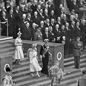 George VI opening Festival of Britain, St Pauls Cathedral