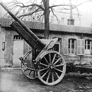 German 10cm Kanone field gun, WW1