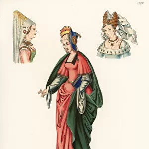 German womens costumes of the late 15th century