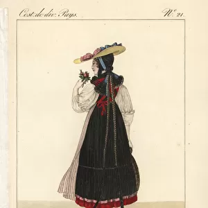 Girl of the Canton of Solothurn, Switzerland, 19th century