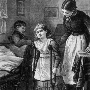 Girl on Crutches / 1882