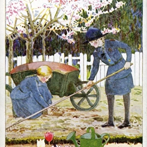 Girl Guides Gardening by Millicent Sowerby