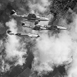 Gloster Meteor T7s of the Central Flying School