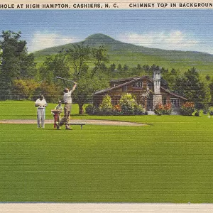 Golfing at High Hampton, Cashiers, North Carolina, USA