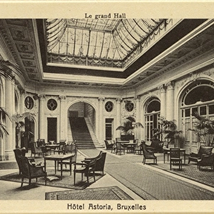 Grand Hall of the Hotel Astoria, Brussels, Belgium