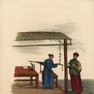 Great weighing machine or steelyard, Qing Dynasty