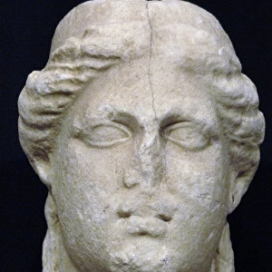 GREEK ART. REPUBLIC OF ALBANIA. Bust of Demeter, III-II cent