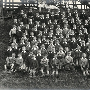 Group of boys at Wigmore Schools, West Midlands