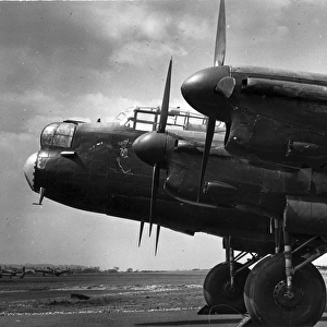 The front half of an Avro Lancaster III