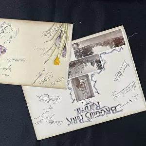Harland ad Wolff, album with autographs