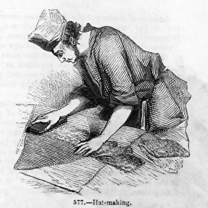 Hatter at Work C. 1850